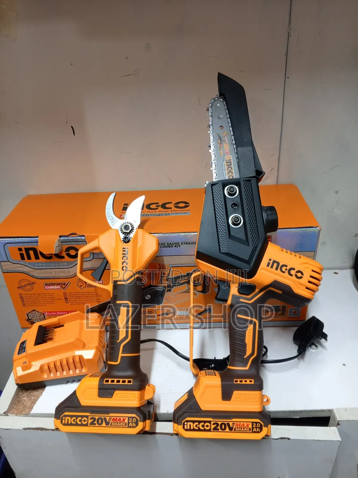 Cordless Pruning Saw Shears Combo