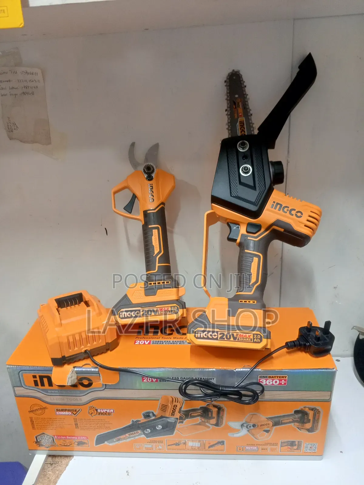 Cordless Pruning Saw Shears Combo