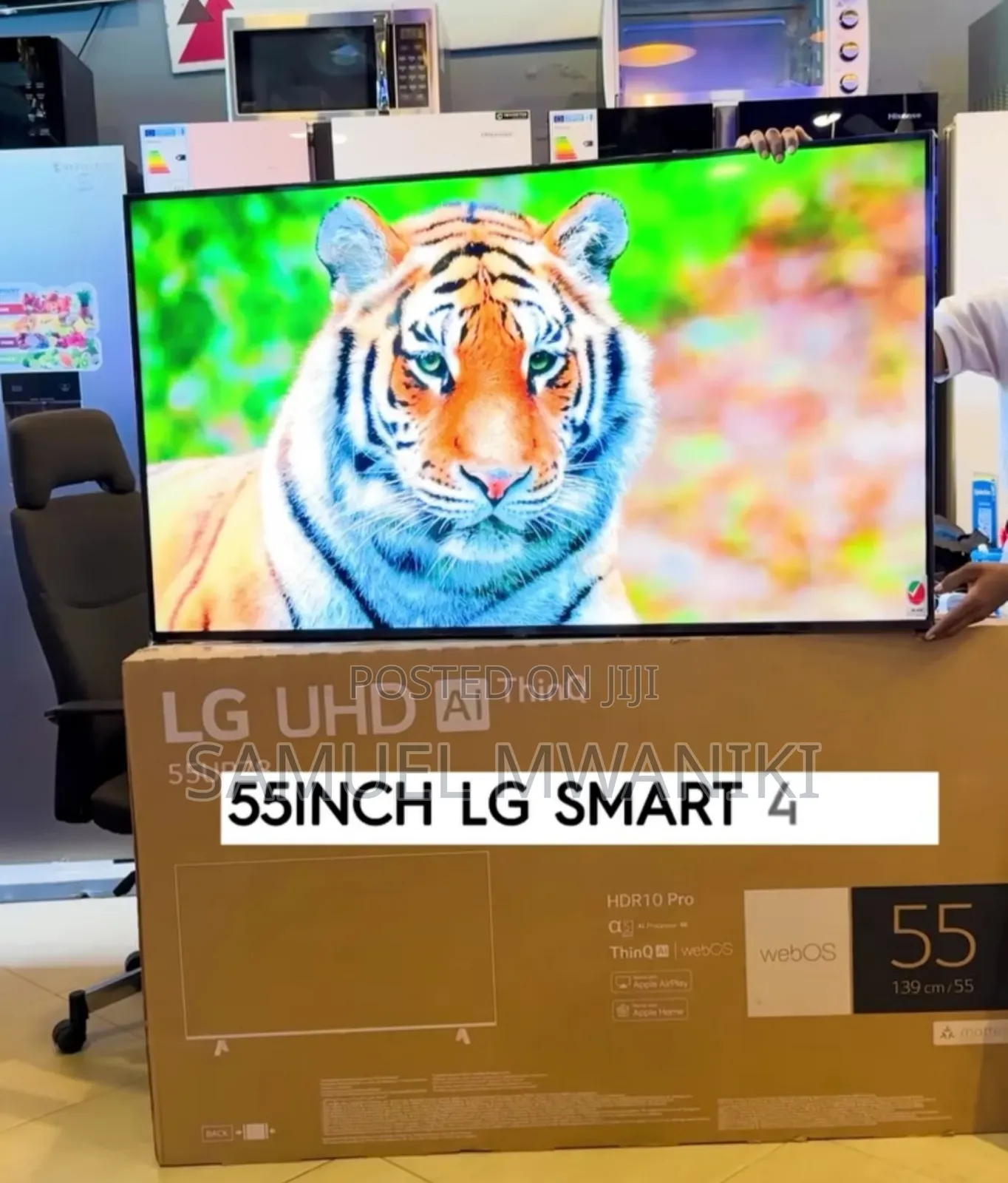 Lg 55′′ Ai Thinkq Smart Uhd HDR Tv Ur78 With Magic Remote