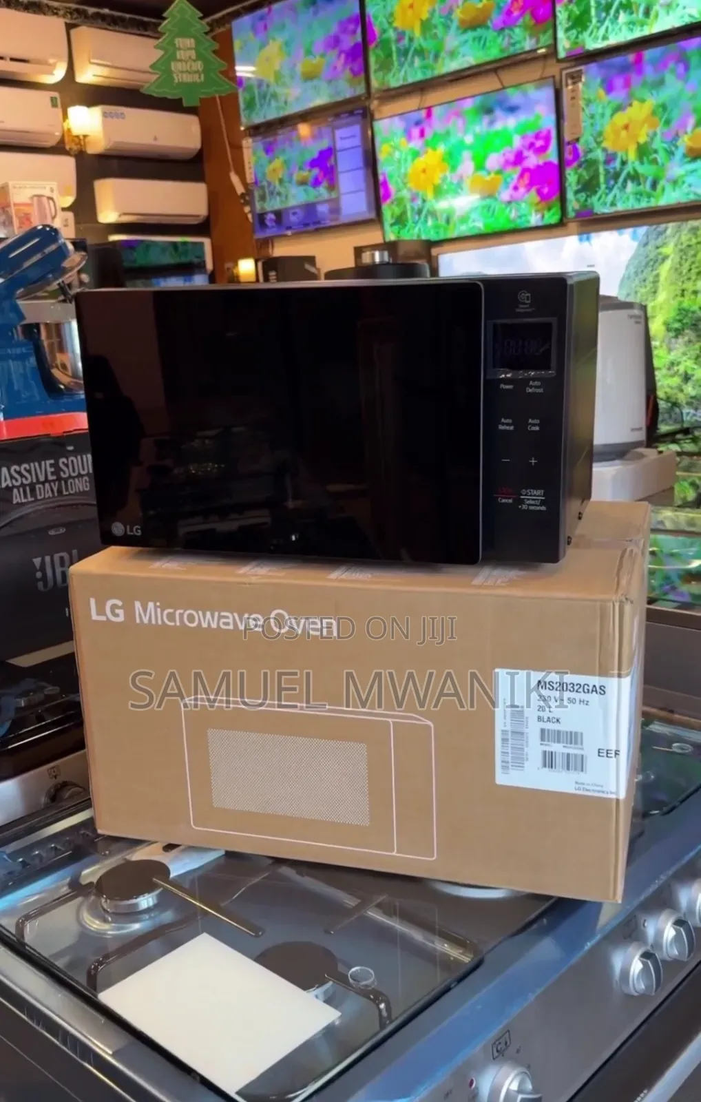 Lg 20l Microwave Neochef (Ms2032gas, Black)