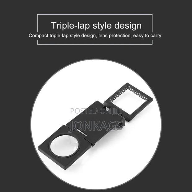 Optical Foldable Magnifying Glass With Scale For Textile - thumbnail 7