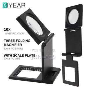 Optical Foldable Magnifying Glass With Scale For Textile - thumbnail 2