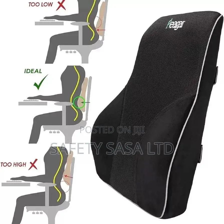 Memory Foam Back Rest Support for Cars and Office Chair
