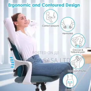 Memory Foam Back Rest Support for Cars and Office Chair