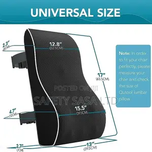 Memory Foam Back Rest Support for Cars and Office Chair