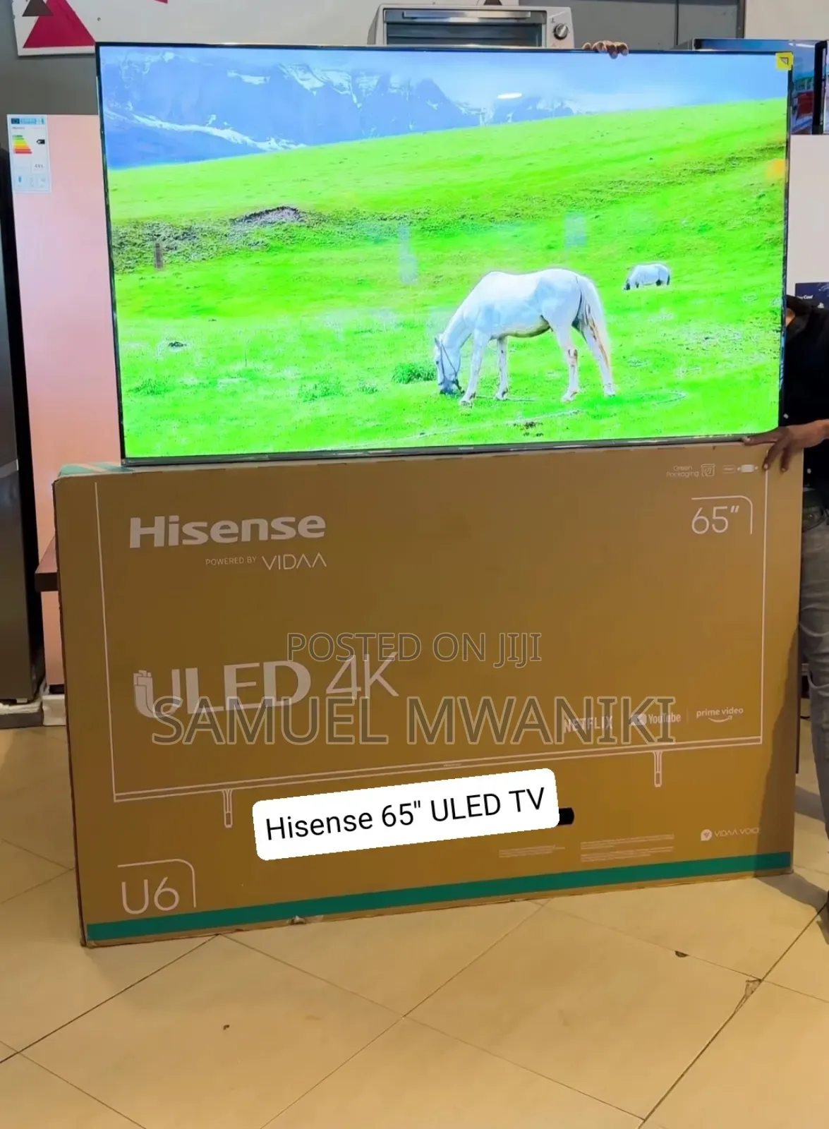Hisense 65" ULED Miniled TV U6N Dolby Vision UHD Dolby Atmos