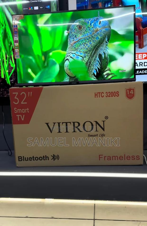 Vitron 32" Frameless Smart Android Tv Has Netflix Youtube - thumbnail 4