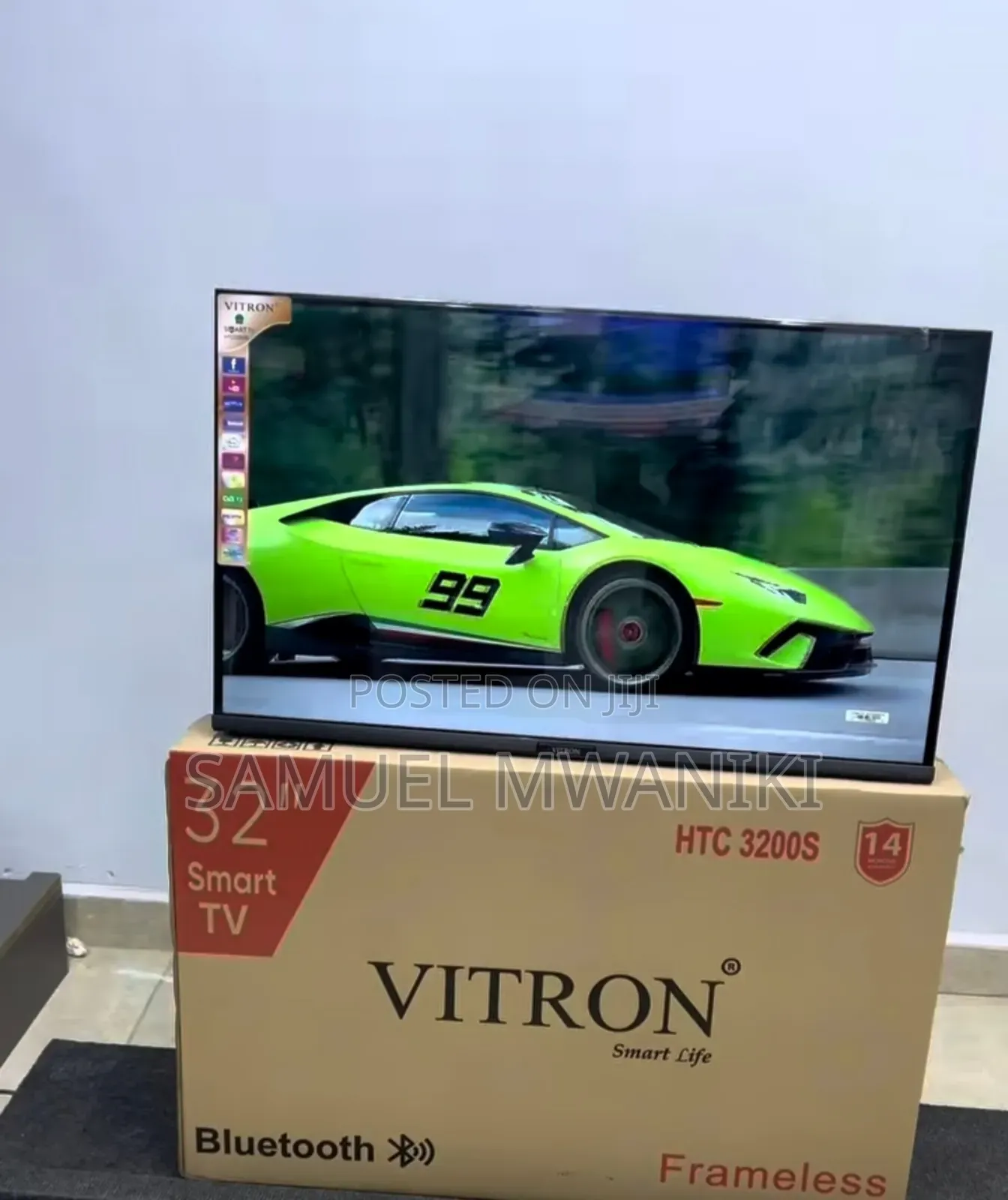 Vitron 32" Frameless Smart Android Tv Has Netflix Youtube