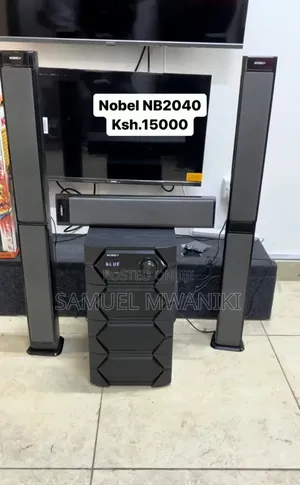 Nobel 2040 Tall Boy Speaker System, Bluetooth 55,000w Pmpo