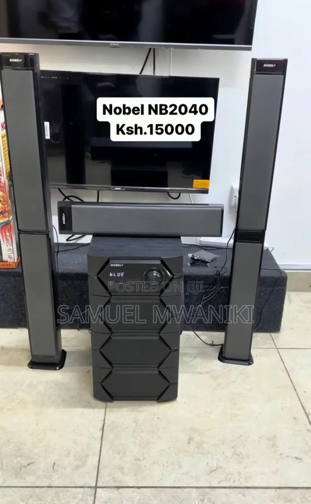 Nobel 2040 Tall Boy Speaker System, Bluetooth 55,000w Pmpo - main view