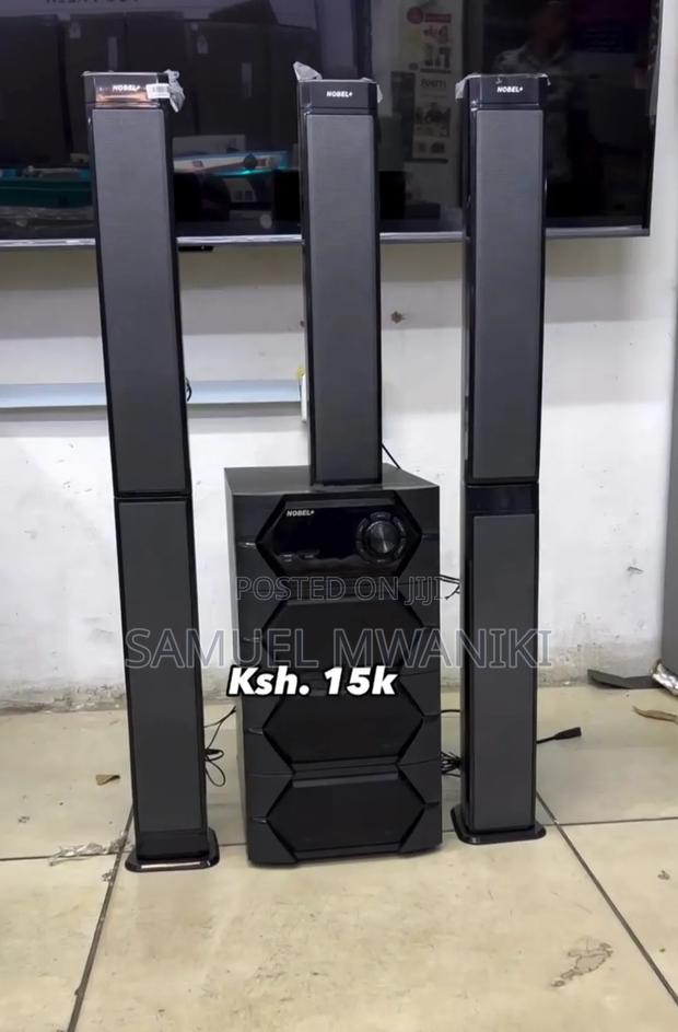 Nobel 2040 Tall Boy Speaker System, Bluetooth 55,000w Pmpo - thumbnail 4