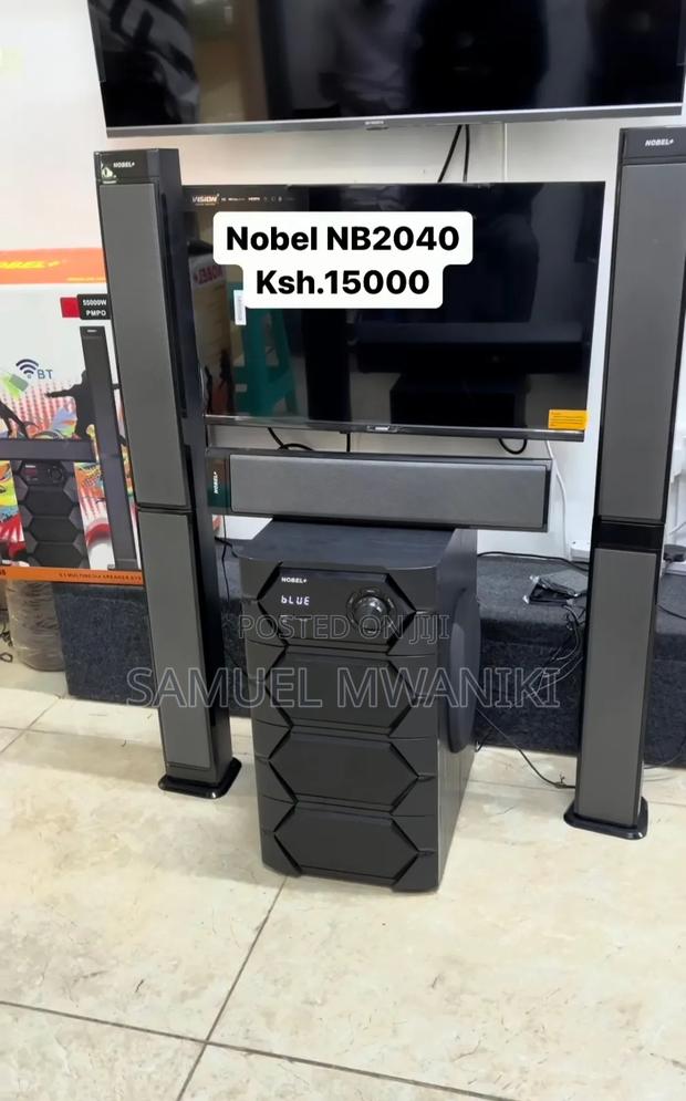 Nobel 2040 Tall Boy Speaker System, Bluetooth 55,000w Pmpo - thumbnail 5