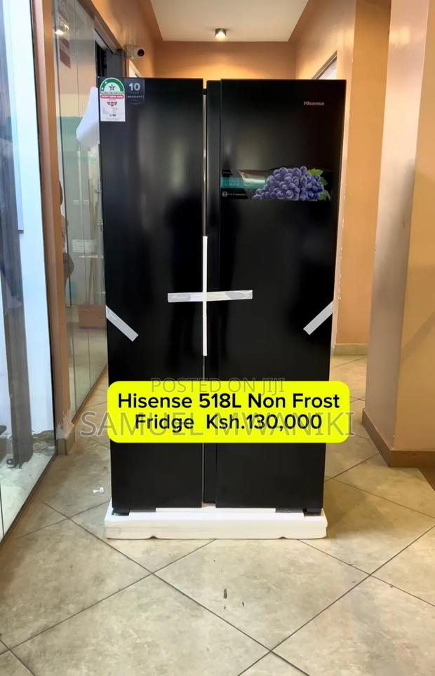 Hisense 518l Side by Side Refrigerator No Frost