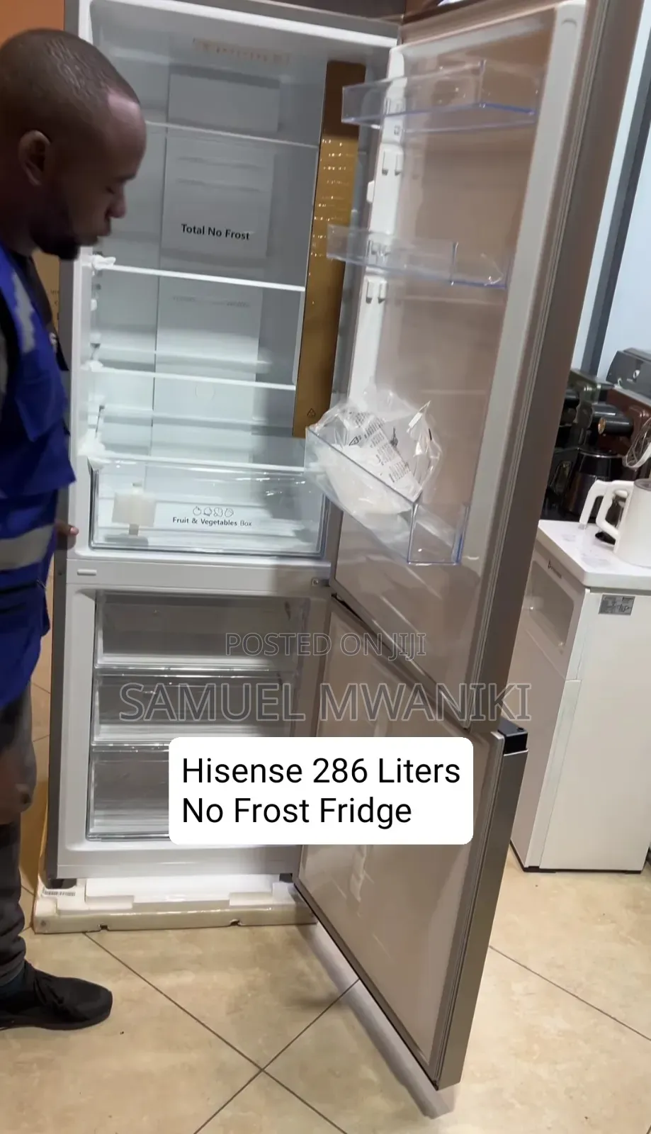 Hisense 286L Defrost Refrigerator Bottom Freezer