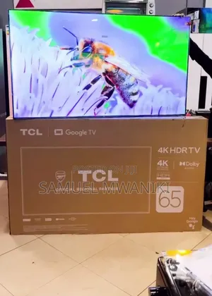 TCL 65'' Smart Uhd With HDR Google Tv P635 New Model