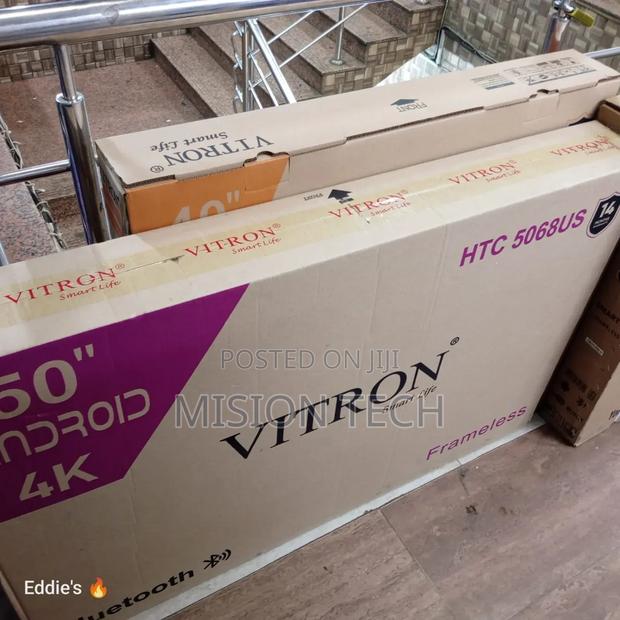 Vitron 50 Inch Frameless Bluetooth Uhd Android Tv - thumbnail 2