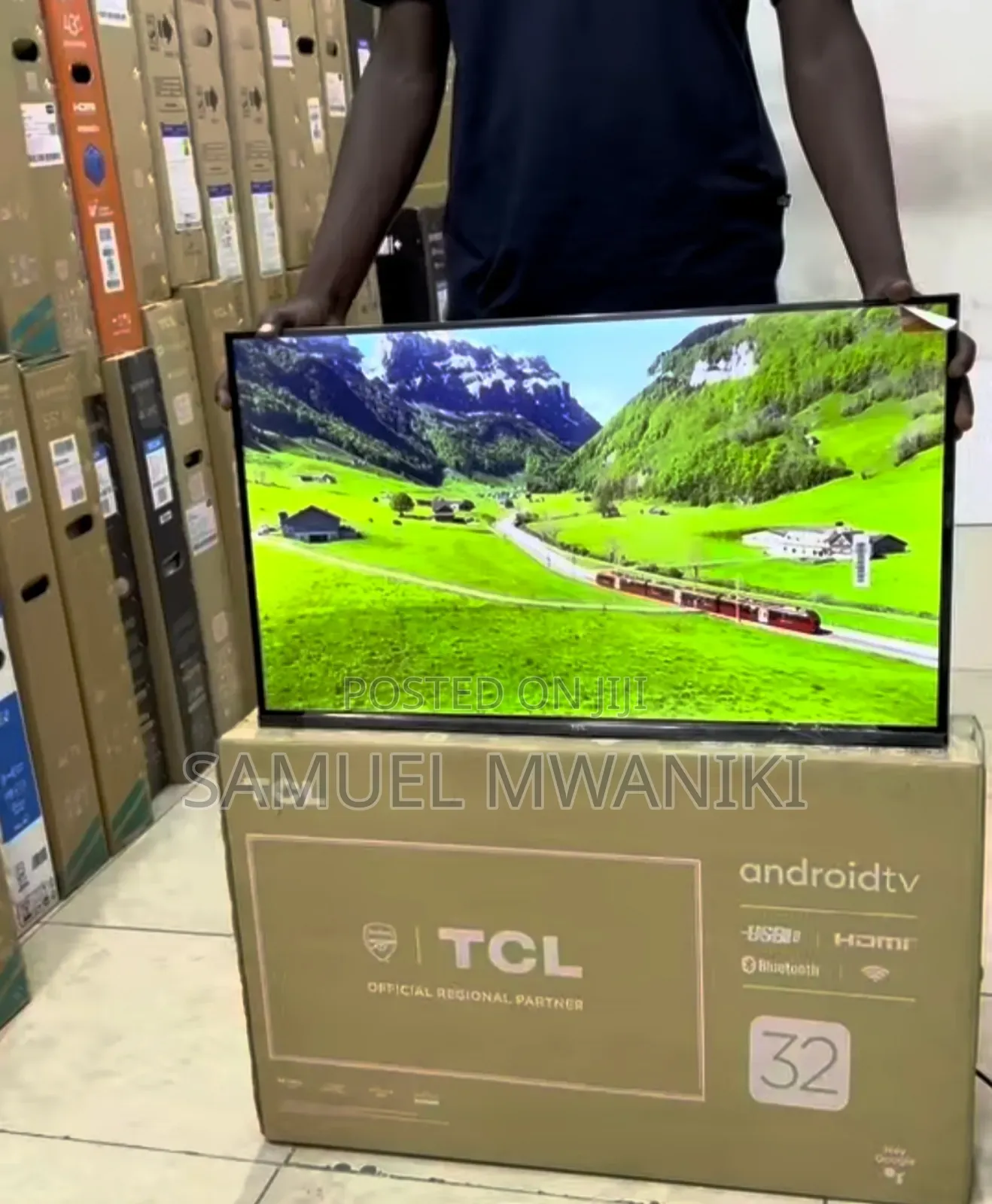 TCL 32" Frameless Smart Android Tv Netflix, Hulu Bluetooth