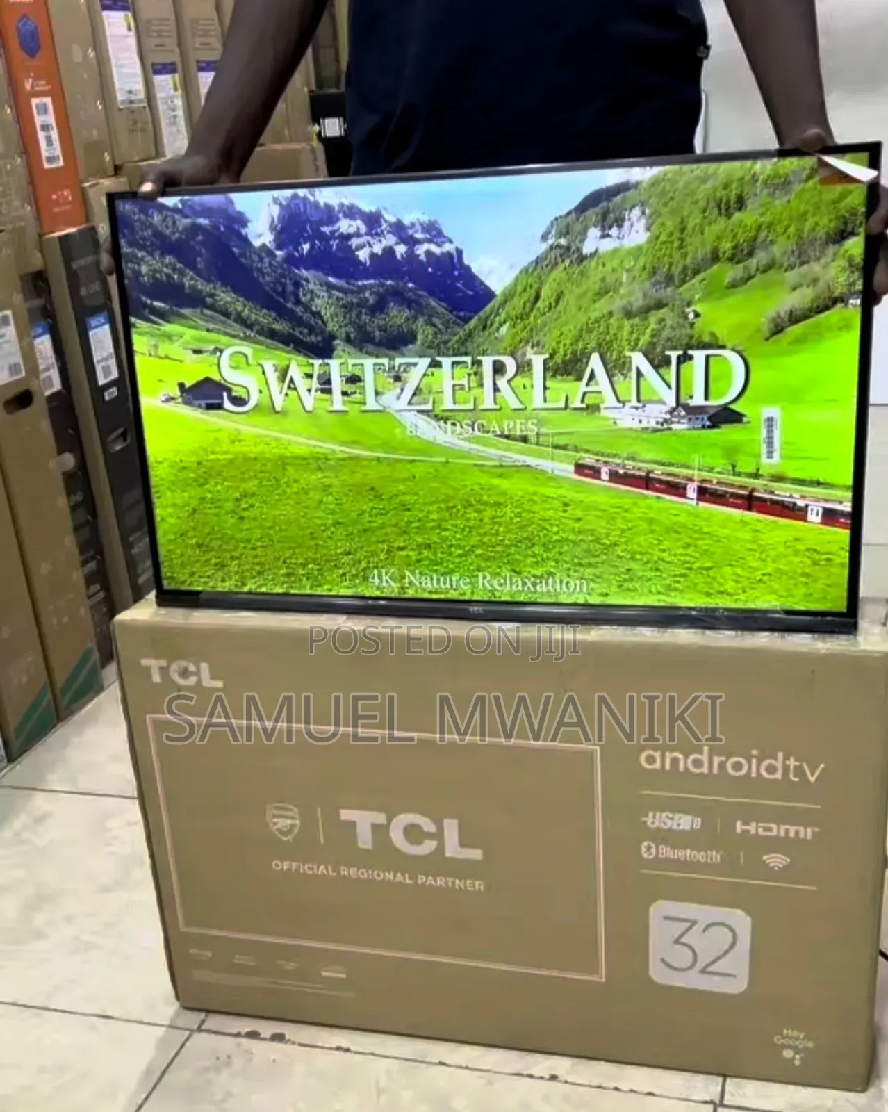TCL 32" Frameless Smart Android Tv Netflix, Hulu Bluetooth