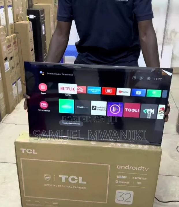 TCL 32" Frameless Smart Android Tv Netflix, Hulu Bluetooth - thumbnail 2
