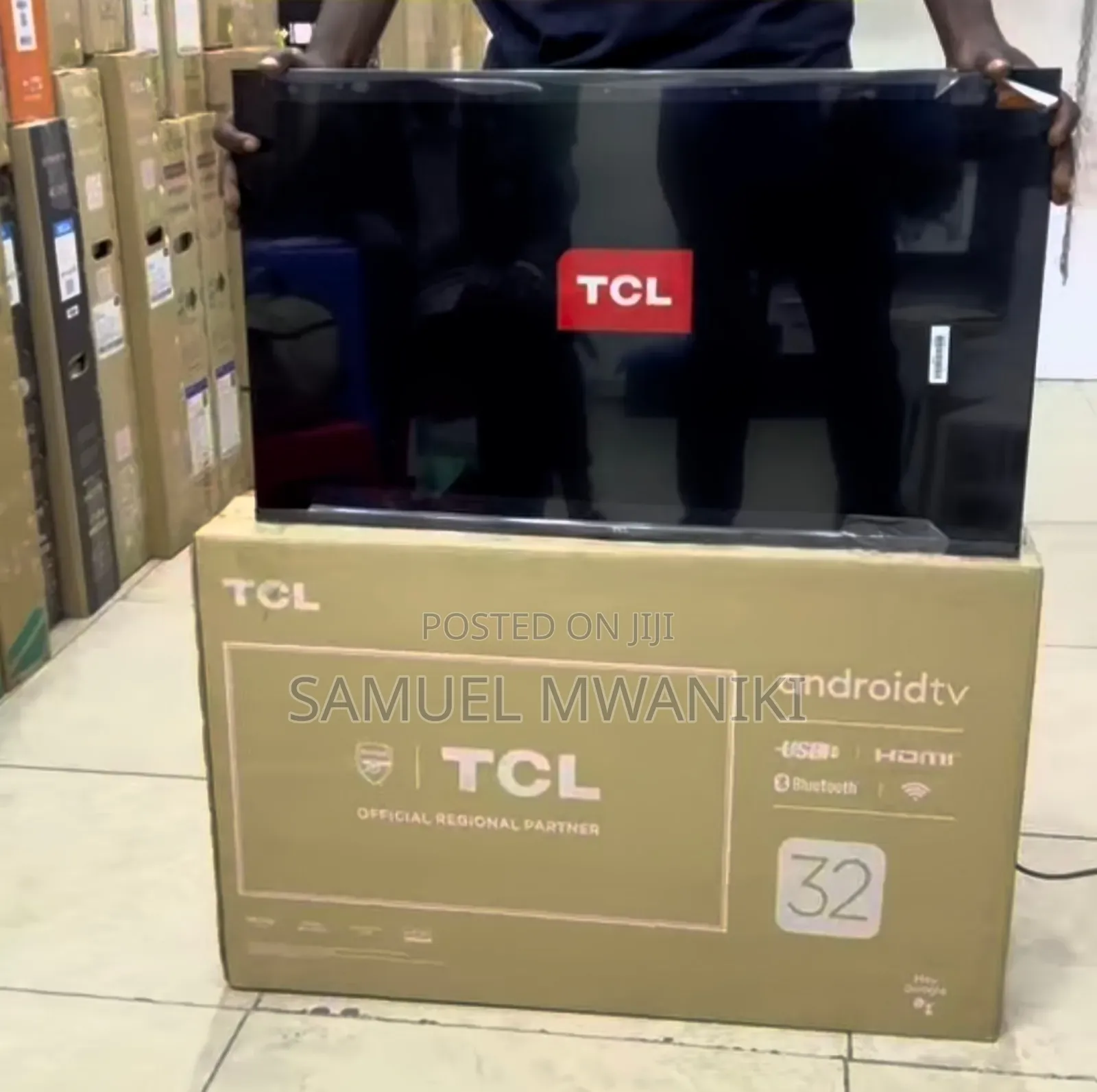 TCL 32" Frameless Smart Android Tv Netflix, Hulu Bluetooth