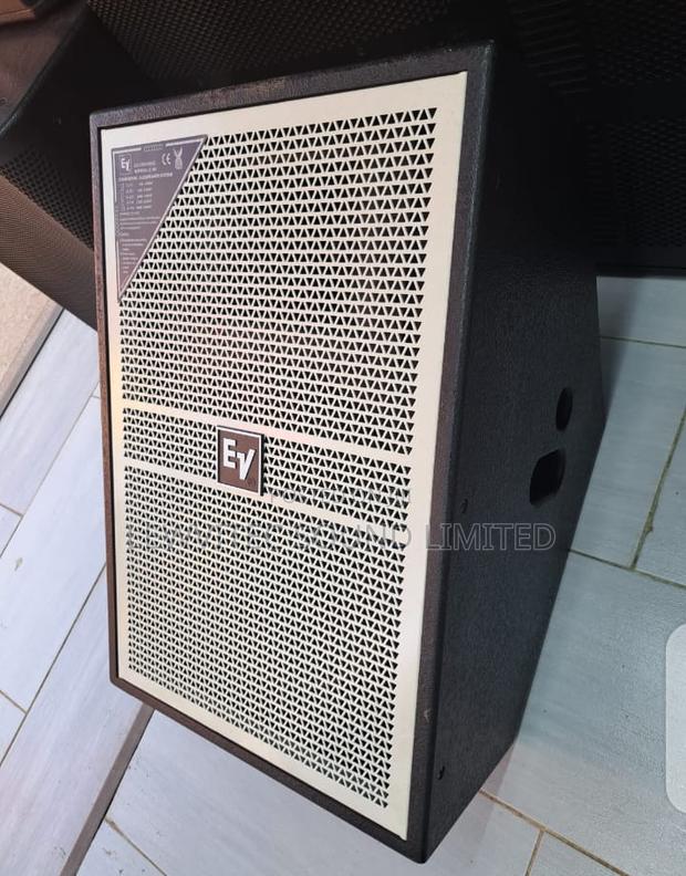 White EV Monitor Speaker