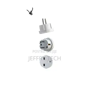 Plug Converter From 3 Poles to 2 Poles - White - 3 PCS