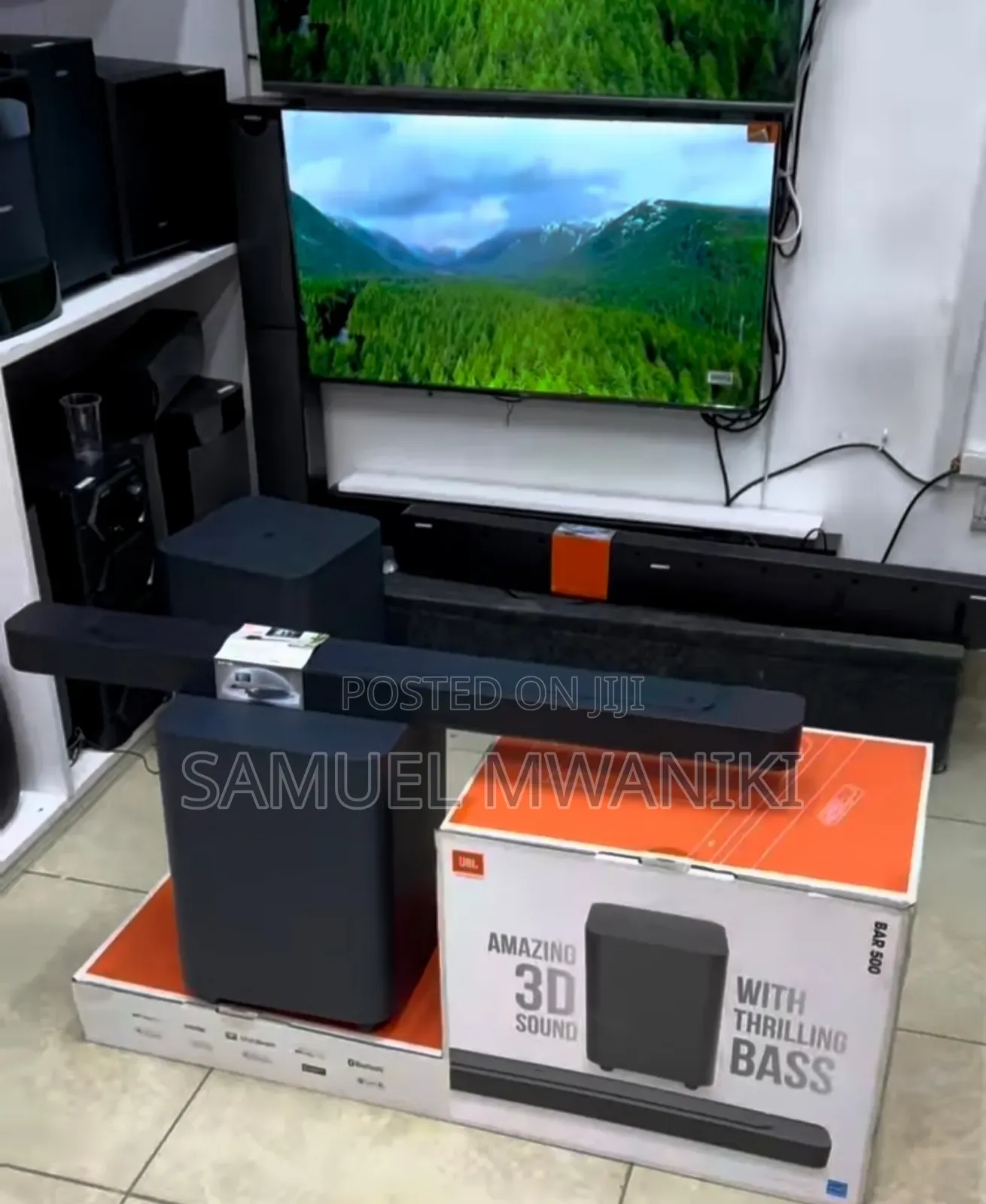 JBL Bar 500 590w 5.1ch Wireless Sound Bar System 2024