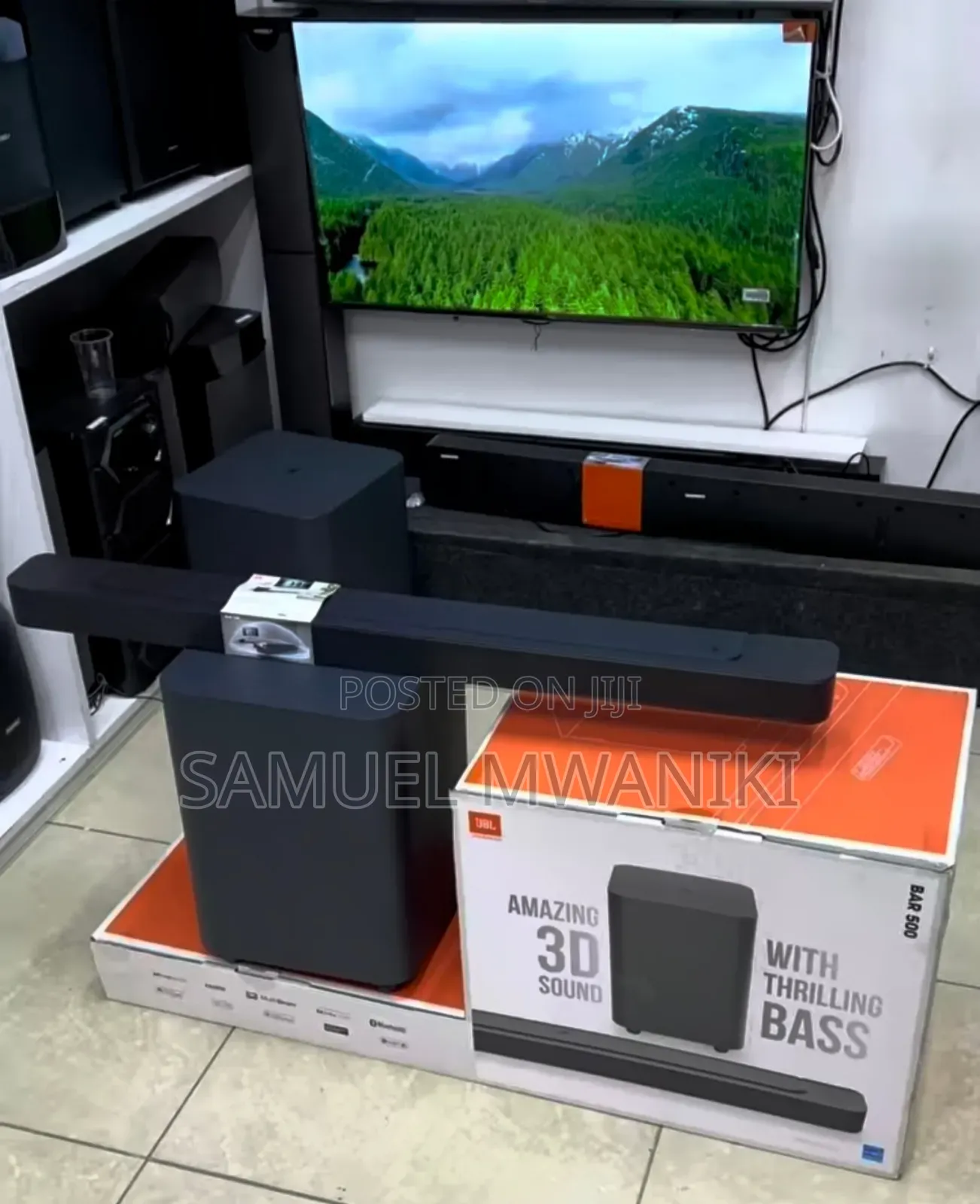 JBL Bar 500 590w 5.1ch Wireless Sound Bar System 2024