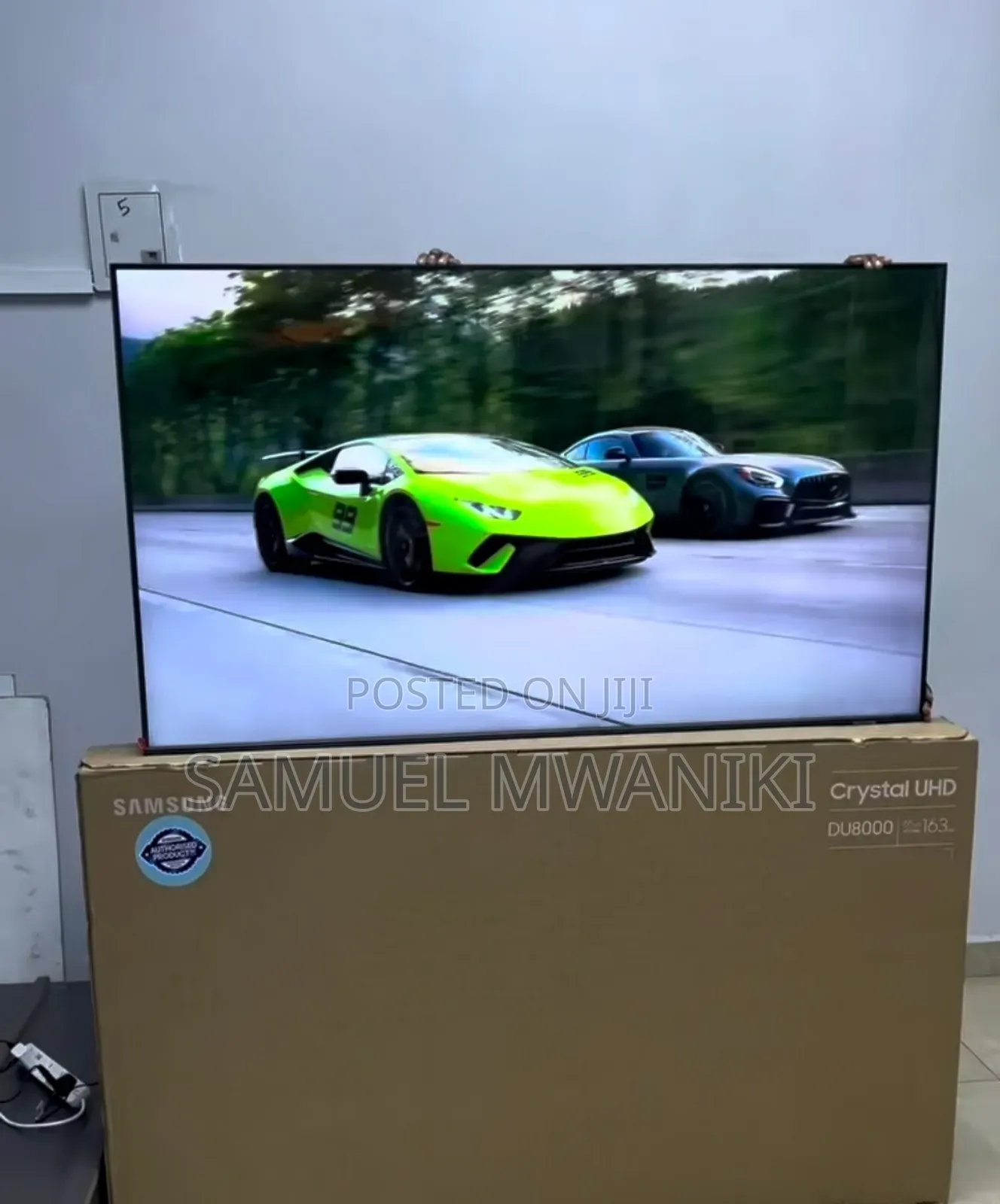 Samsung 65" Du8000 Uhd New Model Frameless Glass Design
