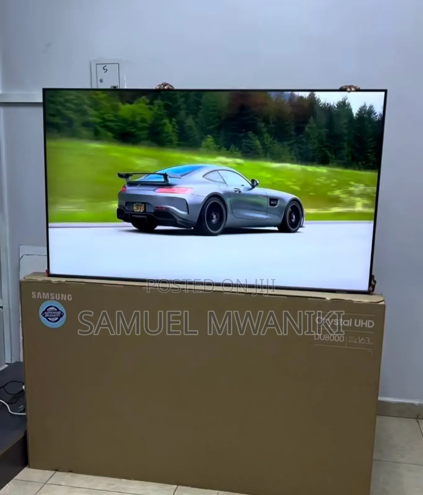 Samsung 65" Du8000 Uhd New Model Frameless Glass Design