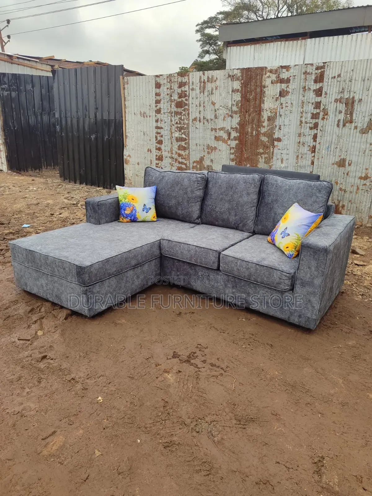 Coner Seat Sofa With Footrest