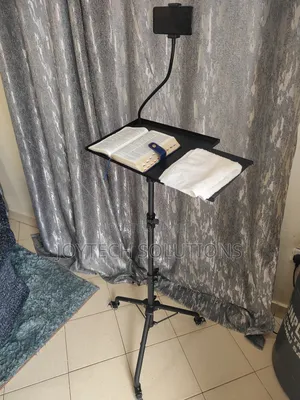 Church Podium Pulpit Tripod. With Livestream Phone Holder