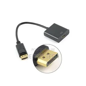 Display Port Male to HDMI Female Cable Converter Adapter For