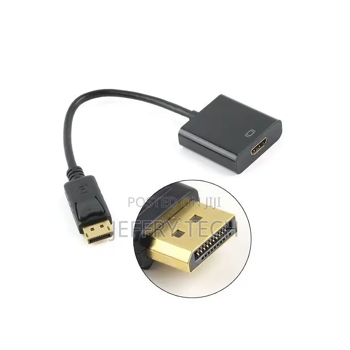 Display Port Male to HDMI Female Cable Converter Adapter For