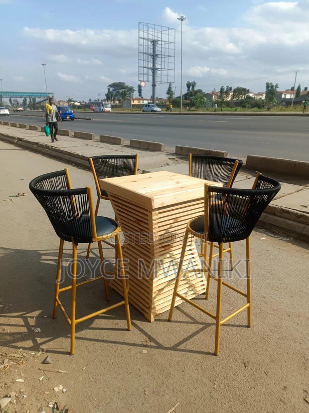 High Chairs and Table Bar Set 