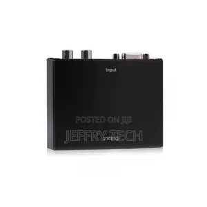 VGA to HDMI Converter Box VGA Audio to HDMI Video With Pow