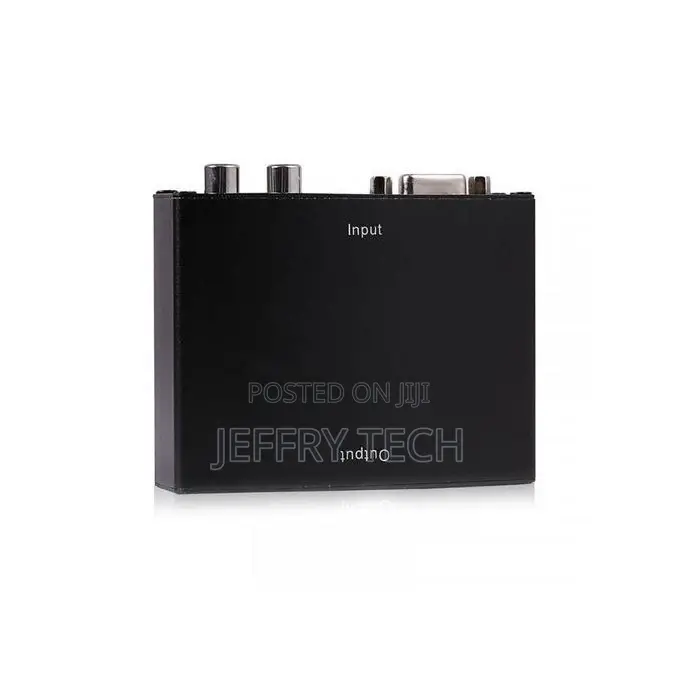 VGA to HDMI Converter Box VGA Audio to HDMI Video With Pow