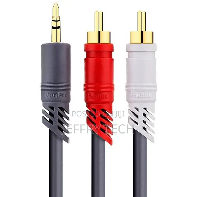 Audio Aux 1 To 2 RCA Cable (M To M) JH 1.5M