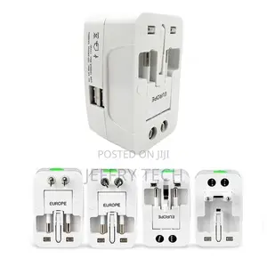 All-in-One Universal World Wide Travelling AC Adapter Plug (