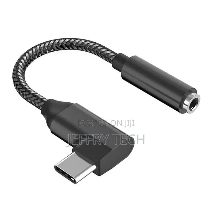 TA14 Type-C to 3.5mm Audio Elbow Earphone Adapter