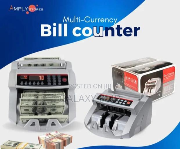 Computerised Money Detector Money Counter Machine - main view