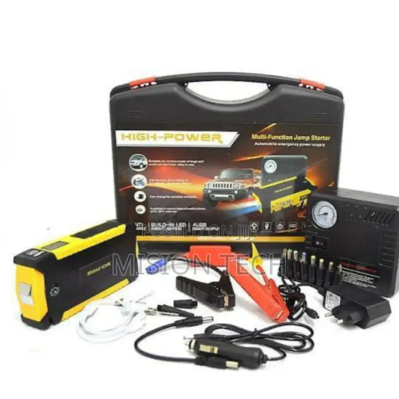 Portable Car Jump Starter Kit.