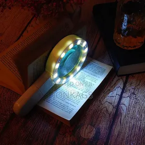 30× Wide Magnifying Glass With LED Lights