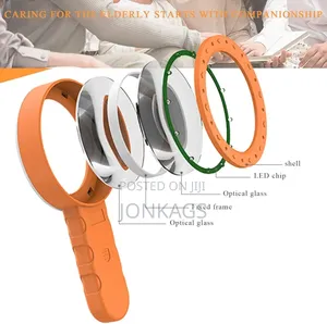 30× Wide Magnifying Glass With LED Lights