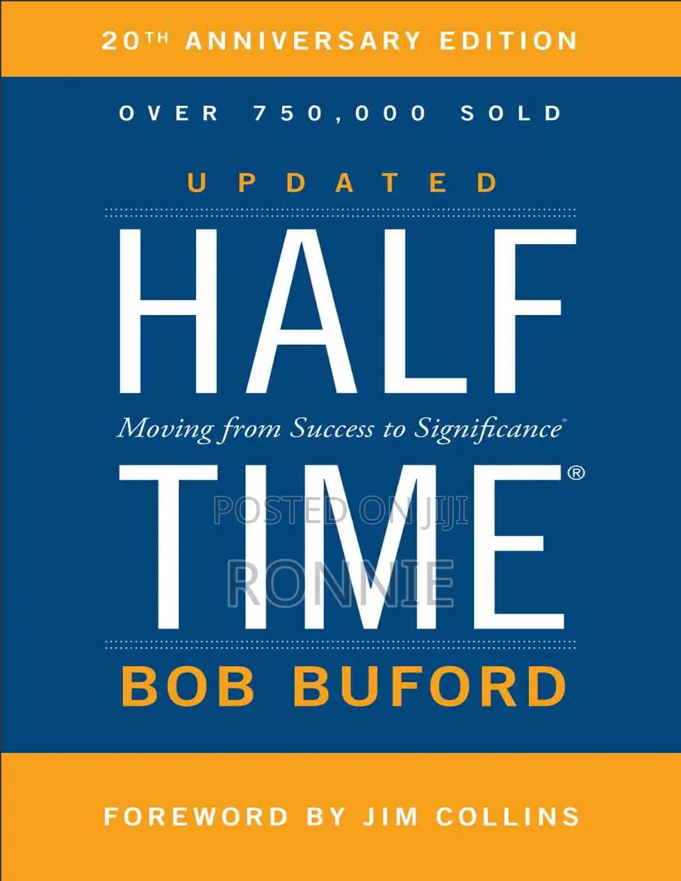 Halftime Book by Bob P. Buford