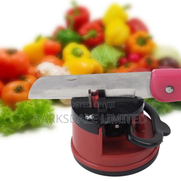 Kitchen Sharpener Suction Pad Scissors Secure Suction - thumbnail 3