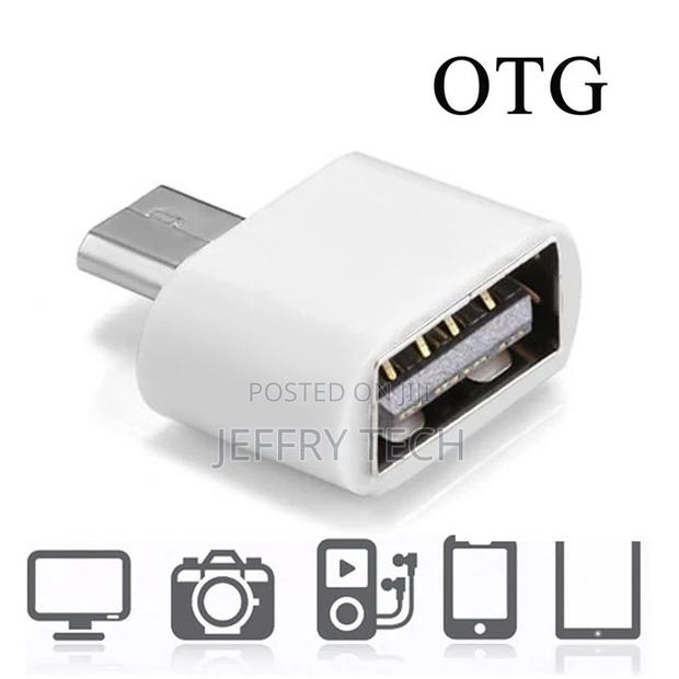 Micro USB 2.0 to USB 2.0 Adapter With OTG Function(White) - main view