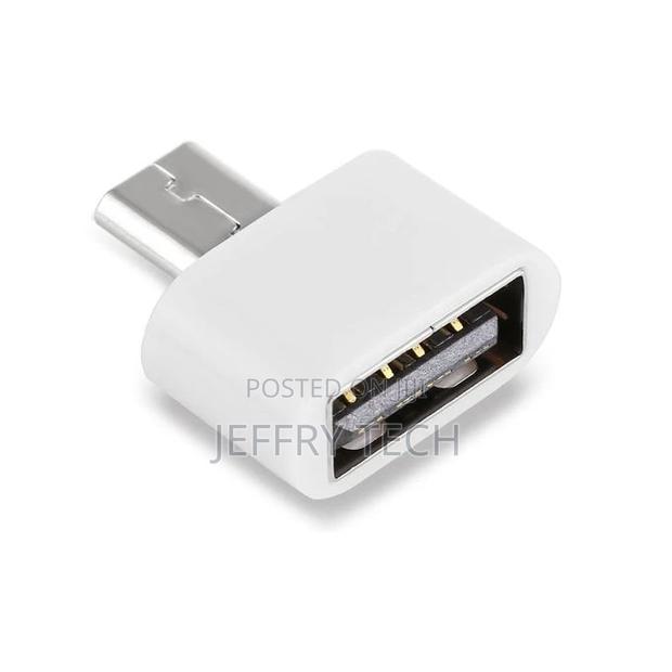 Micro USB 2.0 to USB 2.0 Adapter With OTG Function(White) - thumbnail 2