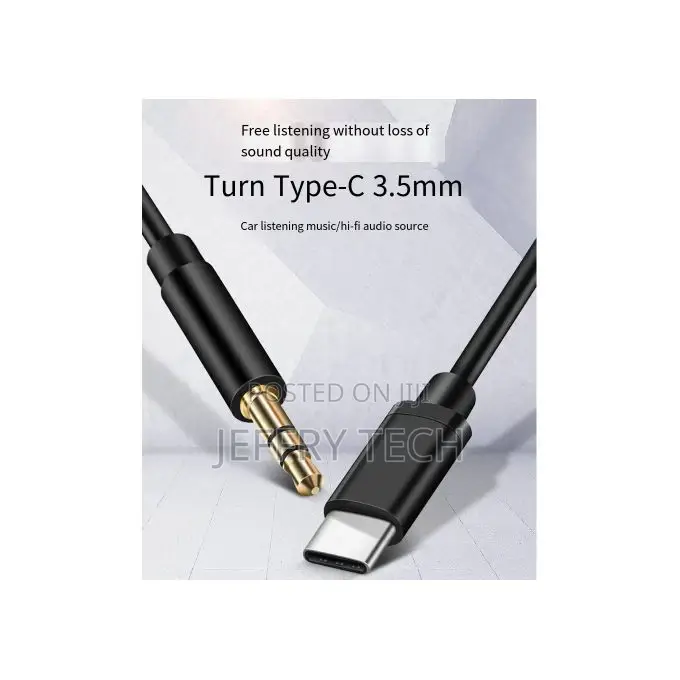 USB Type C Samsung Auxiliary Cable Redmi All Type C Phones