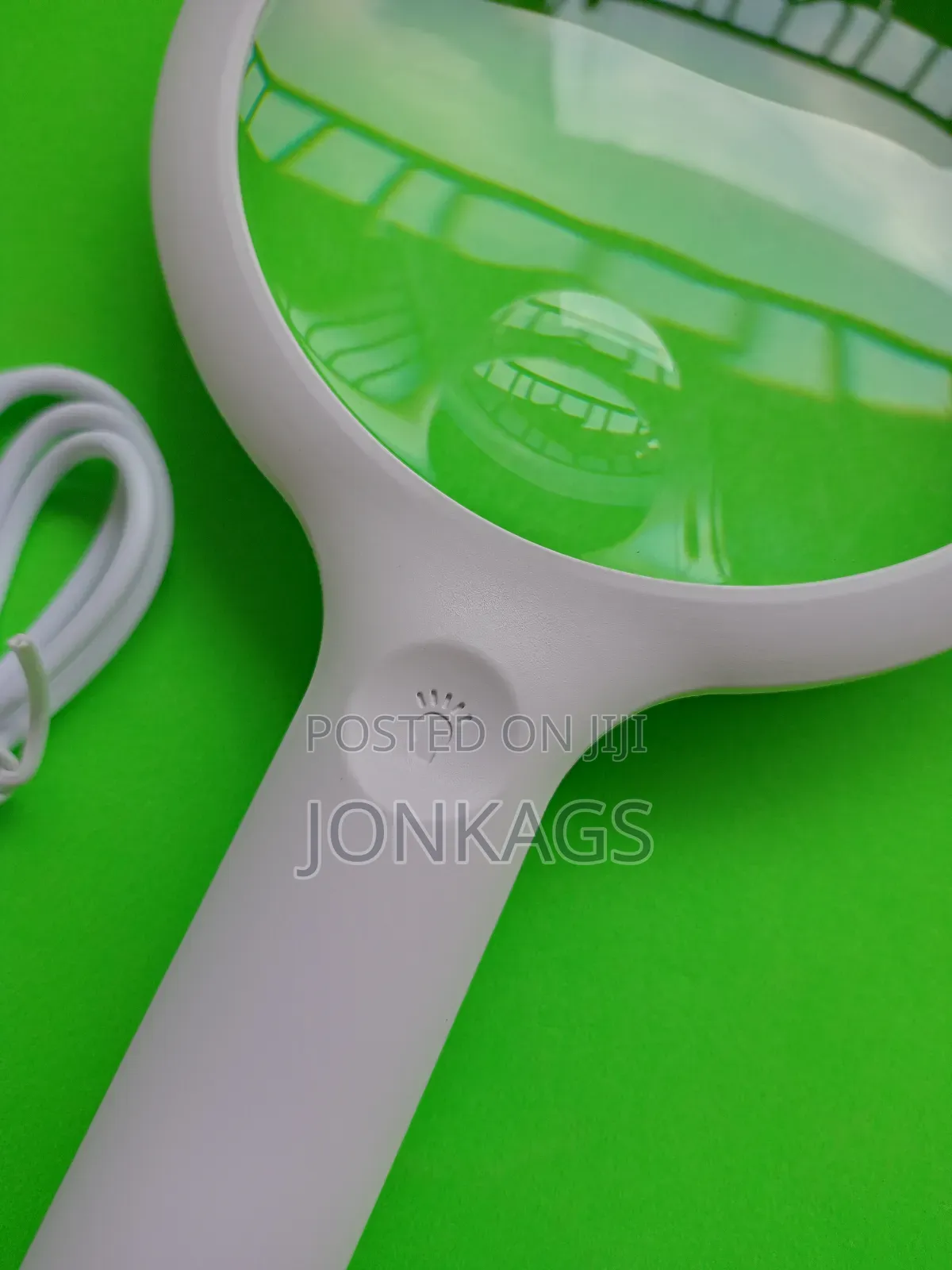 110 Mm Rechargeable Touch Adjustable Light Magnifying Glass